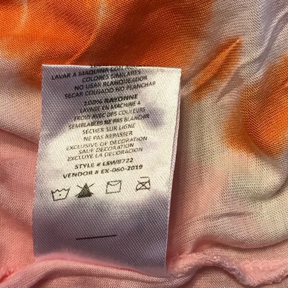 NWT Large Pink & Yellow Long Sleeve Shirt - Picture 14 of 15